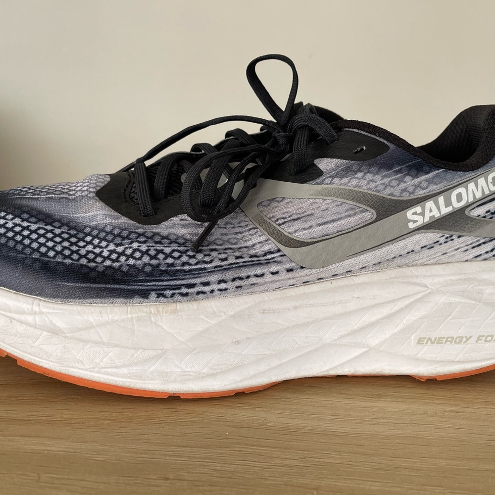 Salomon Aero Glide Black Alloy Sneakers Running Shoes Size 10 Men’s